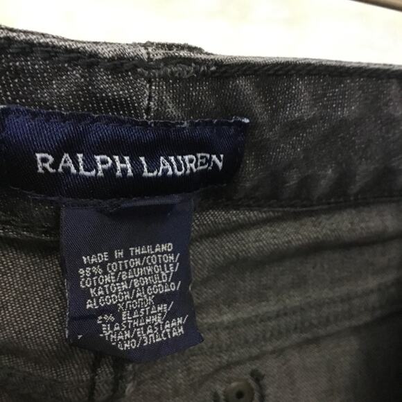 Ralph Lauren Girl Black Straight Jeans - Picture 3 of 16